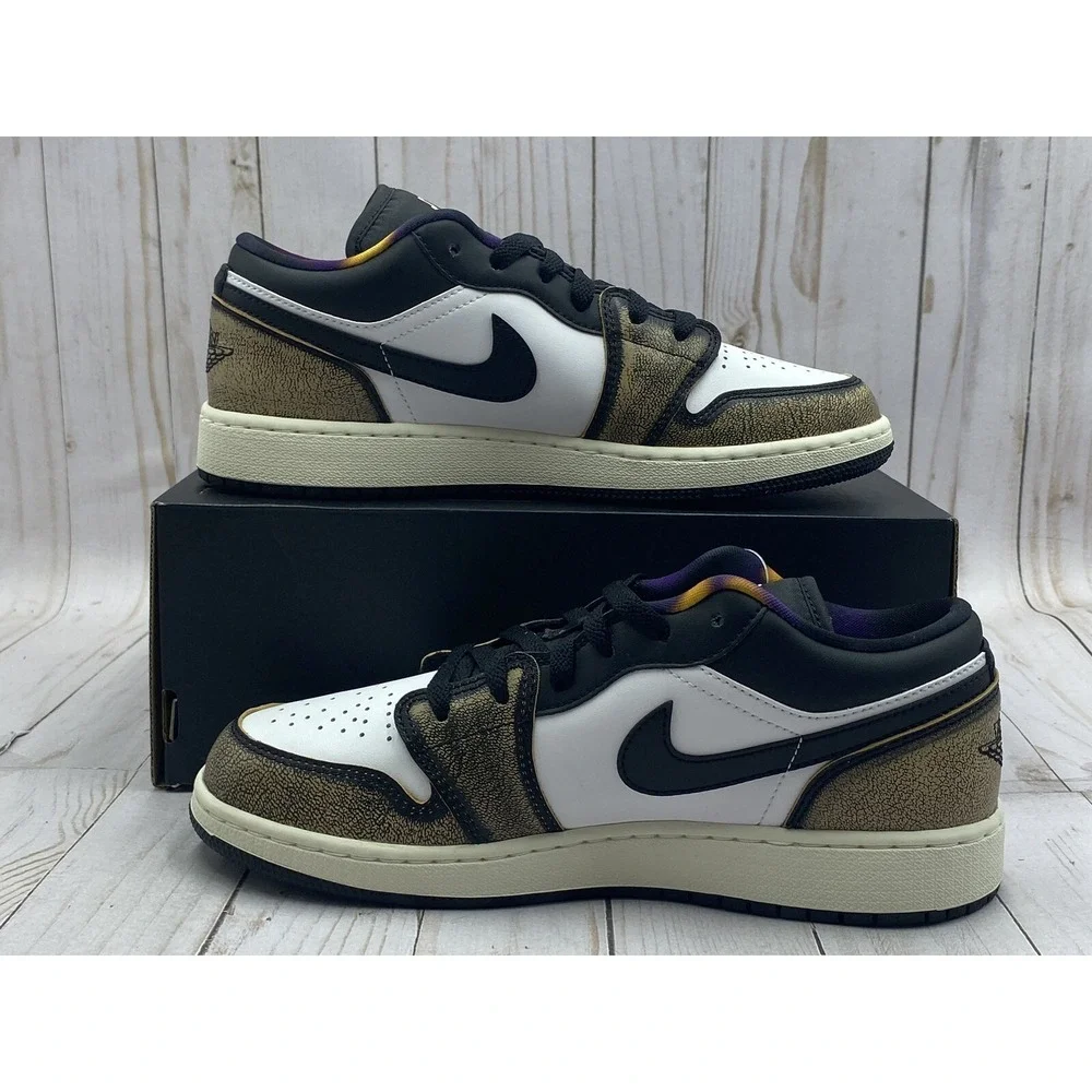 Nike‎ Air Jordan 1 Low SE GS Wear Away Tan Size 7Y DQ8421‑001